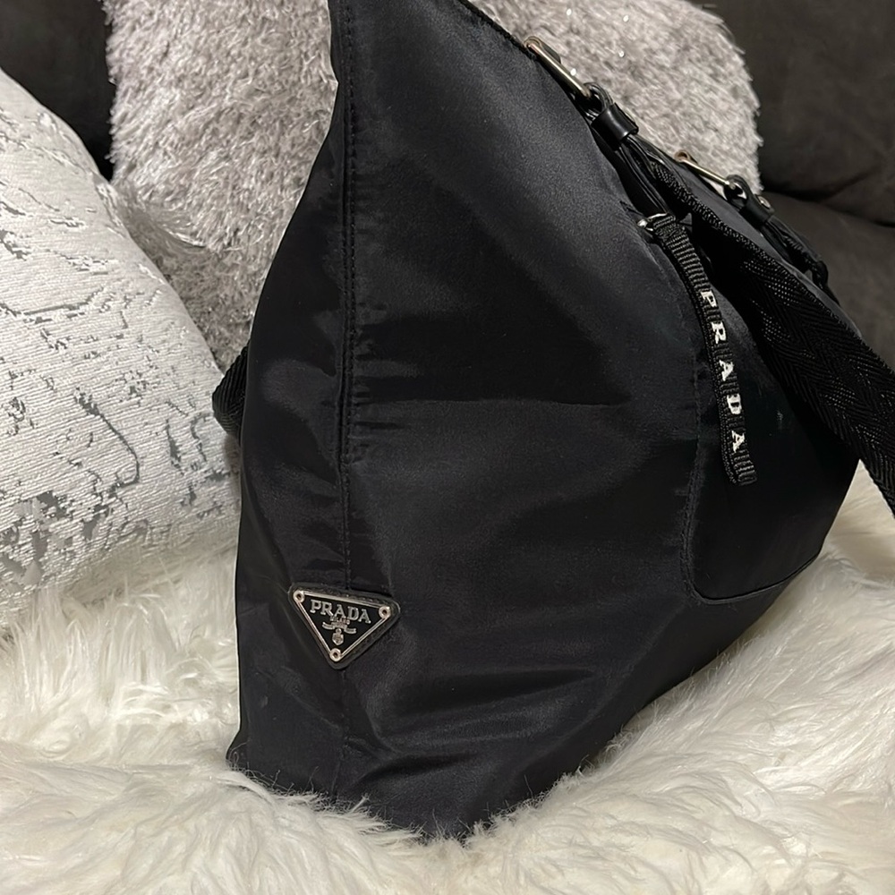 Prada Black Nylon Tote Bag - Picture 2 of 10